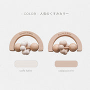 kawaii&born moon 歯固めリング 月型 木製