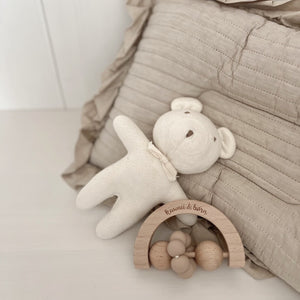 kawaii&born moon 歯固めリング 月型 木製