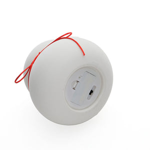鏡餅 オブジェとしても使える半磁器のLEDライト 【ビッグサイズ】 電池式 お正月飾り 正月 雪だるま クリスマス サンタ帽子 shesay 108365