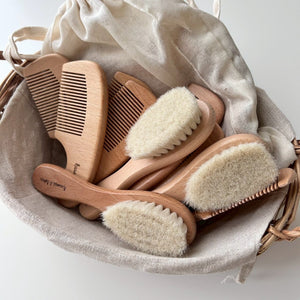 kawaii&born 新生児から使える 天使のブラシ 2本セット