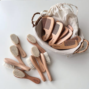 kawaii&born 新生児から使える 天使のブラシ 2本セット