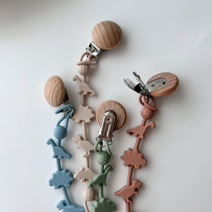 kawaii&born 恐竜 シリコンおもちゃホルダー おしゃぶりホルダー KawaiiZou