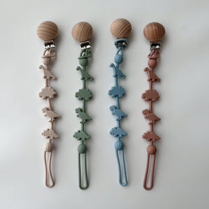 kawaii&born 恐竜 シリコンおもちゃホルダー おしゃぶりホルダー KawaiiZou