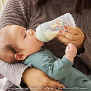 NUK ヌーク パーフェクトマッチ ほ乳びん (プラスチック製) 260ml くまのプーさん 適温目盛り付き FDNK10742042