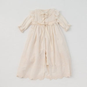 Amorosa mamma セレモニードレス クラシカルレース 3点セット 50-70cm 日本製 オーガニックコットン100% CAK027 アモローサマンマ