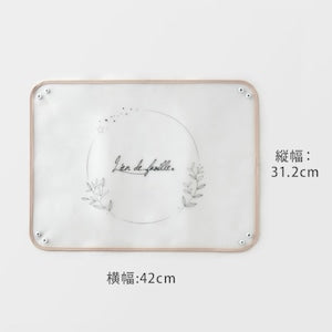 Lien de famille もぐもぐ5点セット ベビー食器＆カトラリー EVA樹脂 お食事エプロン＆マット bien mangeシリーズ ベビーギフト 出産祝い