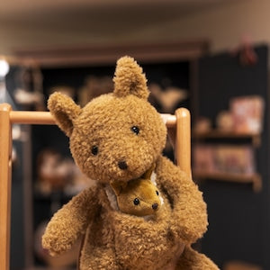 Egmont Toys カンガルーの親子 バックパック ぬいぐるみ リュック Kangaroo plush backpack EGM150416 エグモントトイズ
