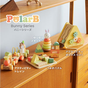 PolarB バニーシリーズ アクティビティボックス / 5in1 楽器 型はめパズル TYPR44291 ポーラービー