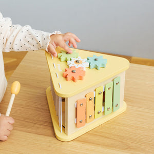 PolarB バニーシリーズ アクティビティボックス / 5in1 楽器 型はめパズル TYPR44291 ポーラービー