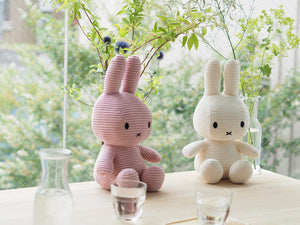 BON TON TOYS Miffy Corduroy 33cm ホワイト BTT-002WH ミッフィー コーデュロイ ぬいぐるみ うさぎ