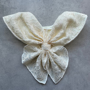 3.LIETO スタイーフ Lusso レースアイボリー スカーフみたいなスタイ 日本製 スリーリエート