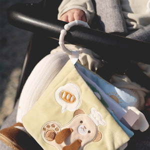 amanoppo ふんわりえほん BOX入 「こぐまくんの焼きたてパン」 布絵本 あまのっぽ