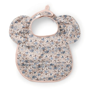Elodie エロディ Baby Bibs お食事エプロン Blue Garden Light 小花柄