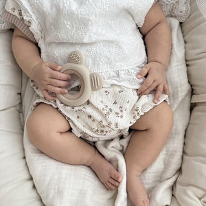 kawaii&born 歯固めリング くまちゃん シリコン 木製