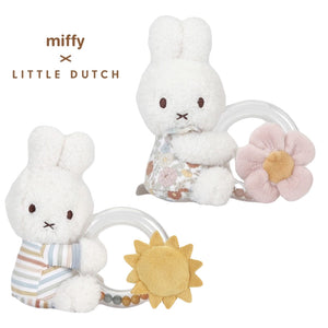 miffy x Little Dutch リングラトル ミッフィー ガラガラ 赤ちゃんのおもちゃ リトルダッチ