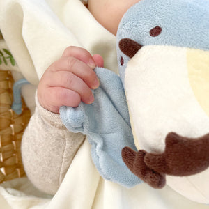 amanoppo ぬいけっと 青い鳥 ぬいぐるみ＆ブランケットセット あまのっぽ