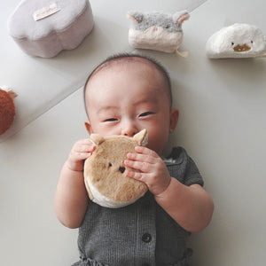 amanoppo もちふわブロック ふわふわ ＋ 森のおともだち お洗濯できるギフト向けの布ブロック あまのっぽ