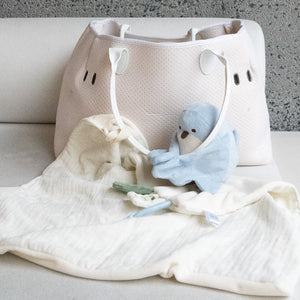 amanoppo ぬいけっと 青い鳥 ぬいぐるみ＆ブランケットセット あまのっぽ