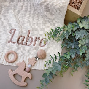 LABRO ブランケットとブランケットホルダーのギフトセット 出産祝いセット ラブロ