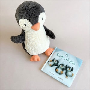 Jellycat ジェリーキャット The Naughty Penguins Book ペンギンの絵本 BK4NP