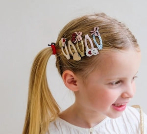 MIMI&LULA キティボウのミニヘアクリップ 5個入り ヘアアクセサリー ML19204647 キッズ 子ども用