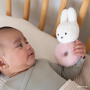 miffy ミッフィー ラトル フラッフィー ピンク 布製おもちゃ ファーストトイ TYMIFNIJN907
