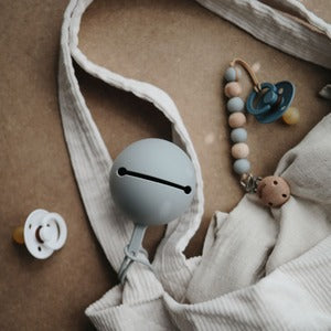 Mushie おしゃぶりケース Mushie Pacifier Case おしゃぶりホルダー アウトレット品 ムシエ