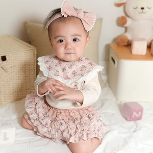 mocmof 花刺しゅう フォーマルギフトセット 70-80cm 箱入り 女の子 出産祝い 622-670011