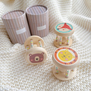 Adnil LAND カラコロ鳴らして遊ぶ！ RATTLE ANIMAL ラトル 木のおもちゃ アドニルランド