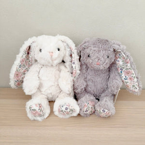 MON AMI フェイス グレー フローラルバニー Sサイズ うさぎ ぬいぐるみ モナミ ST1614