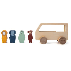 trixie baby Wooden animal bus 木のおもちゃ アニマルバス 乗り物 はたらく車 トリクシー