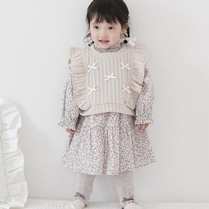 coto cotte ニットソー リボン ベスト 80cm 90cm 722-674026