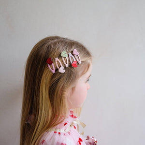 MIMI&LULA HEART MINI CLIC CLACS ヘアアクセサリー ハート ヘアピン パッチン留め ML18209227 キッズ 子ども用