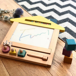 gg* ジジ oekaki house オエカキハウス おえかきボード 木のおもちゃ おうち キャット くるま ドッグ kiko+&gg*