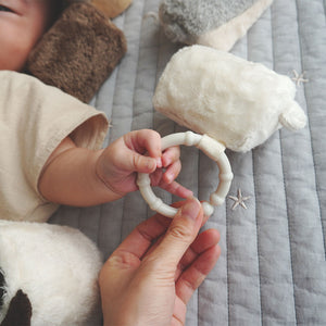 amanoppo もちふわブロック ふわふわ ＋ 森のおともだち お洗濯できるギフト向けの布ブロック あまのっぽ