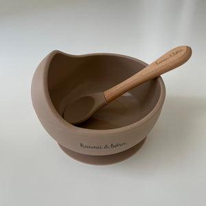 kawaii&born シリコンボウル ベビー食器 離乳食 食器 吸盤タイプ くっつくお皿