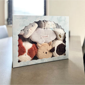 amanoppo もちふわブロック ふわふわ ＋ 森のおともだち お洗濯できるギフト向けの布ブロック あまのっぽ