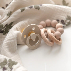 blanco ミニラトル 赤ちゃんの木のおもちゃ シリコン ファーストトイ ブランコ