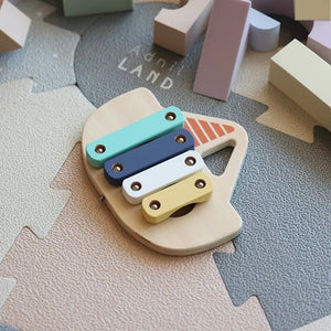 Adnil LAND LITTLE XYLOPHONE 優しい音色のおもちゃの木琴 木のおもちゃ