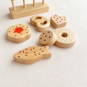 アイスキャンディーとクッキーset 木製おままごと 木のおもちゃ