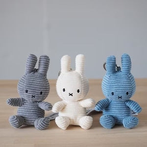 BON TON TOYS Miffy Corduroy Keychain ミッフィー コーデュロイ キーチェーン ぬいぐるみ