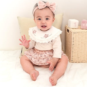 mocmof 花刺しゅう フォーマルギフトセット 70-80cm 箱入り 女の子 出産祝い 622-670011