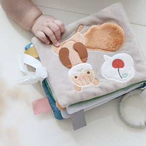 amanoppo ふんわりえほん BOX入 りすくんのさくらんぼ探し 布絵本 あまのっぽ