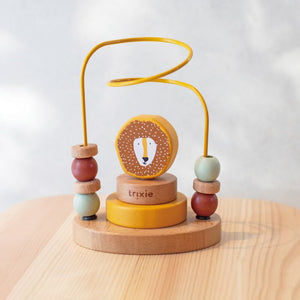 trixie baby Wooden beads maze ウッドトイ ビーズメイズ Mr. Lion らいおん 木のおもちゃ トリクシー