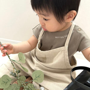 3.LIETO おでかけロンパース 70cm 80cm グレージュ スモークベージュ 日本製 スリーリエート