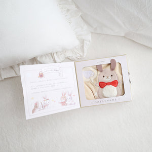 amanoppo ふんわりえほん BOX入 「うさぎたちのお茶会」 布絵本 あまのっぽ