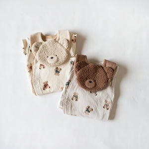 mocmof テディベアスタイ もこもこ くまさん スタイ 622-576206 モクモフ