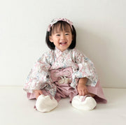 mocmof プレミアムフラワー鼻緒ブーティ ベビーサイズ 女の子 622-650005 箱入り モクモフ