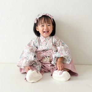 mocmof プレミアムフラワー鼻緒ブーティ ベビーサイズ 女の子 622-650005 箱入り モクモフ