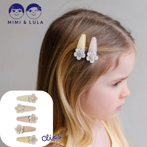 MIMI&LULA ブロッサムミニメイベルクリップ 5個入り フラワー お花 ヘアアクセサリー ヘアピン パッチン留め ML18209227 キッズ 子ども用